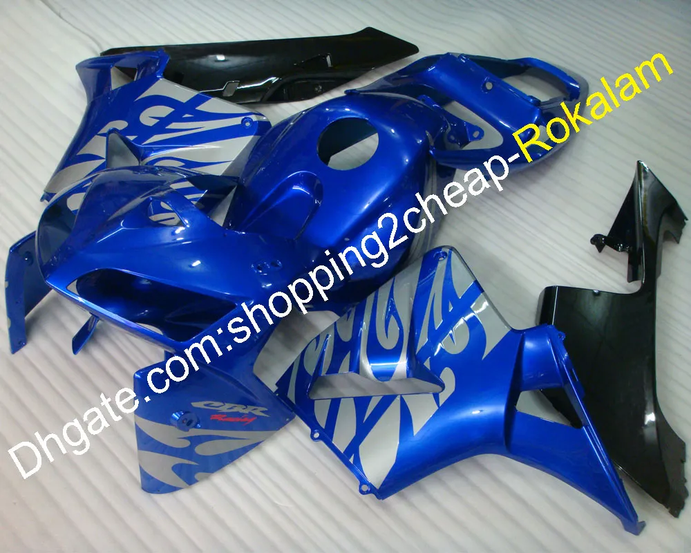 Verkleidung für Honda CBR600RR F5 2005 2006 CBR-600 RR 05 06 CBR600 600RR Blau Schwarz Motorrad Aftermarket Kit Verkleidungen (Spritzguss)