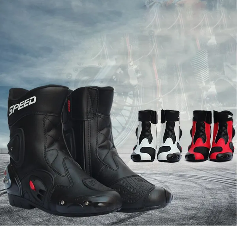 High Motorcycle riding boots waterproof anti-fall racing shoes cross-country boots four seasons breathable motorcycle shoes rider boots