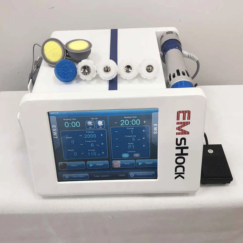 Kaphatech portátil Shockwave Fisioterapia Centro de Saúde Therapeutic Máquina Shock Wave terapia em equipamentos de fisioterapia