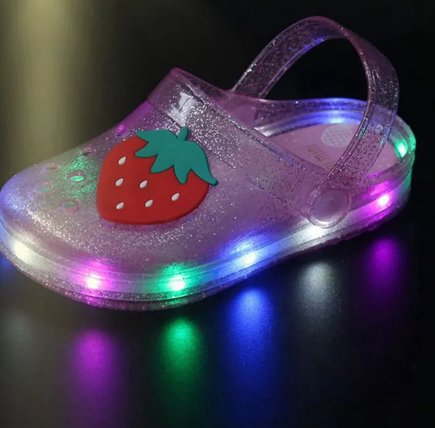 Light up jelly discount sandals
