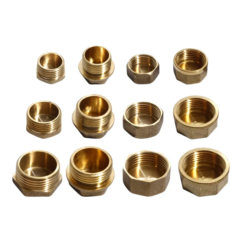 Wholesale Copper Pipe Fitting Plug 20/25/32mm Male Female Thread Water