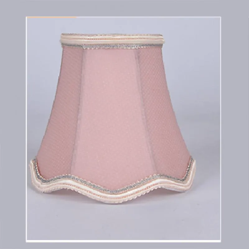 Modern Nordic Style Art Deco Ripple Dusky Pink Lampshade With Crystal Wall And Fabric Cover For Home Decoration From Bookgoods 15.7 DHgate.Com