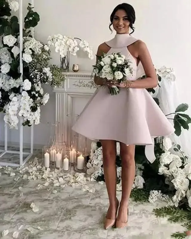 halter bridesmaid dress