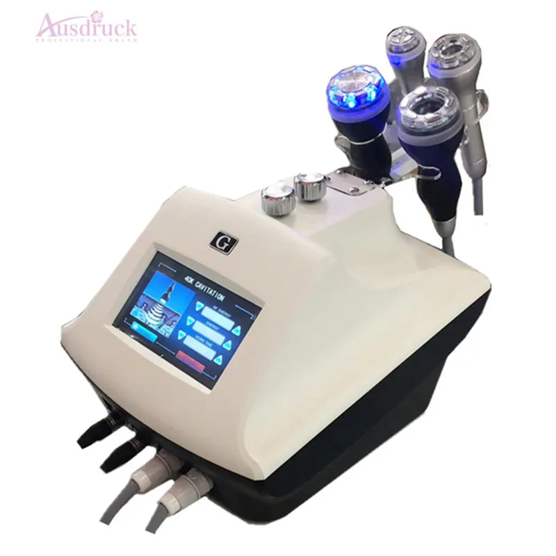 EU 세금없는 4D 초음파 Cavitation EMS 진공 RF 전기 기질 무선 주파수 RF 피부 리프팅 미용 악기 체중 감량 기계