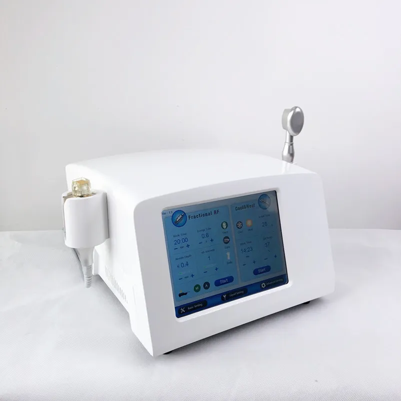 Machine Microneedle Cicatriz escura Tratamento fracionário RF Rejuvenescimento com 25 49 81 dicas