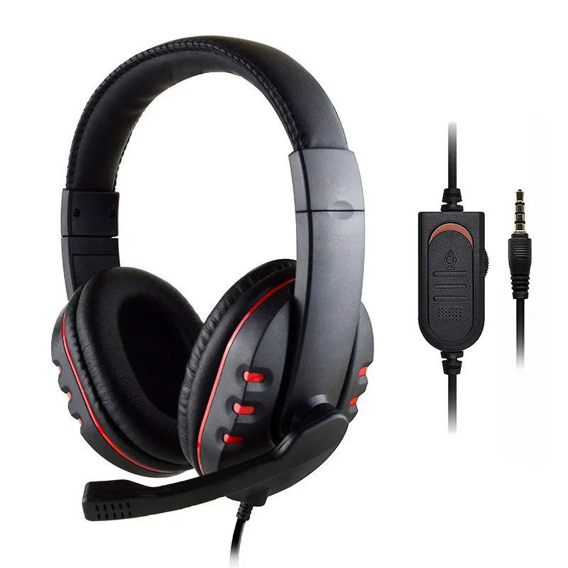 Gaming Headsets Słuchawki na PC Xbox One PS3 PS4 Switch Smartphone Smartphone Zestaw słuchawkowy do komputera 1 pc