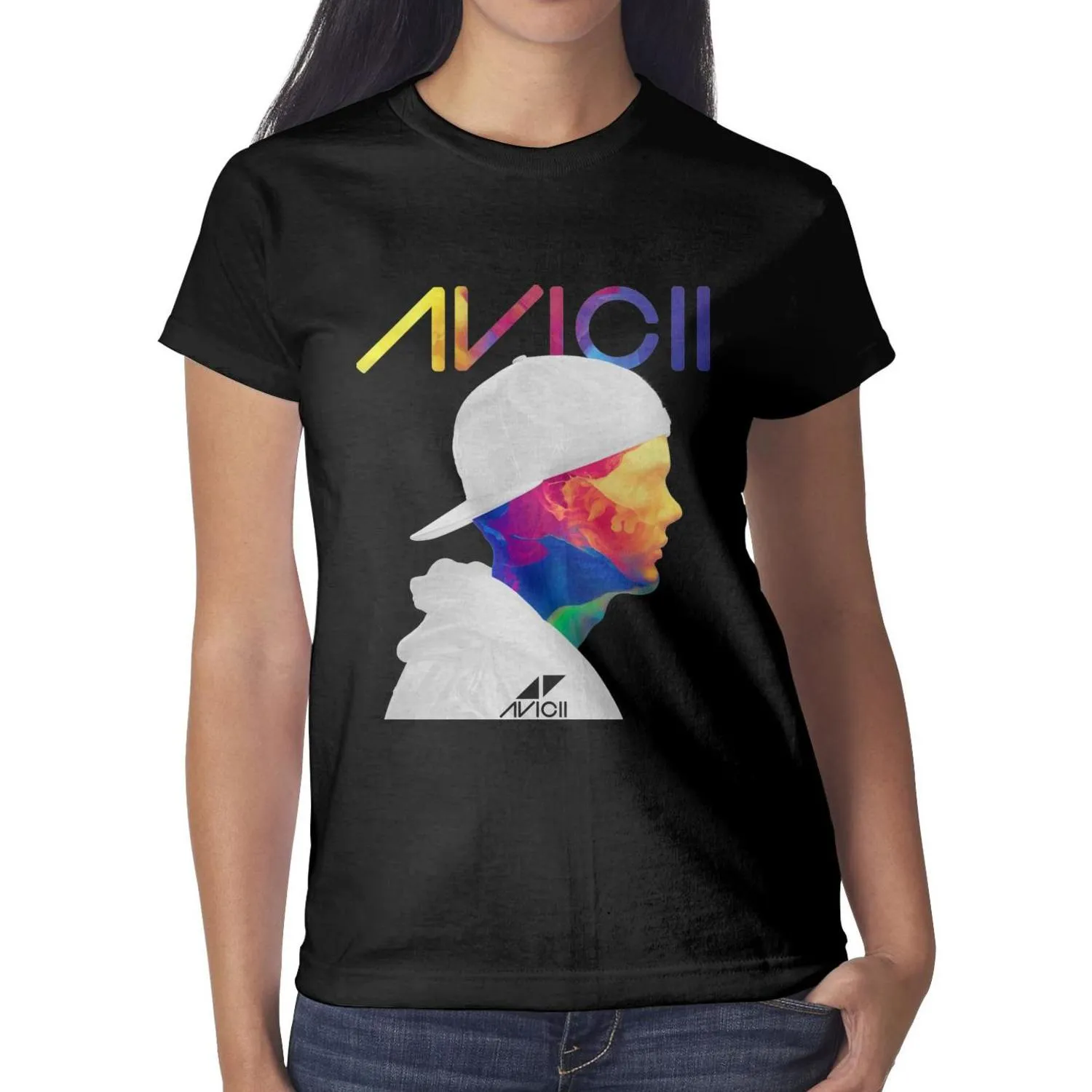 Apellido Generacion Mayor Avicii Stories logo camiseta roja para mujer, camisetas, camisetas, camisetas con la impresión del campeón clásico Apellido Generacion Mayor Avicii Stories logo camiseta roja para mujer, camisetas, camisetas, camisetas con la impresión del campeón clásico