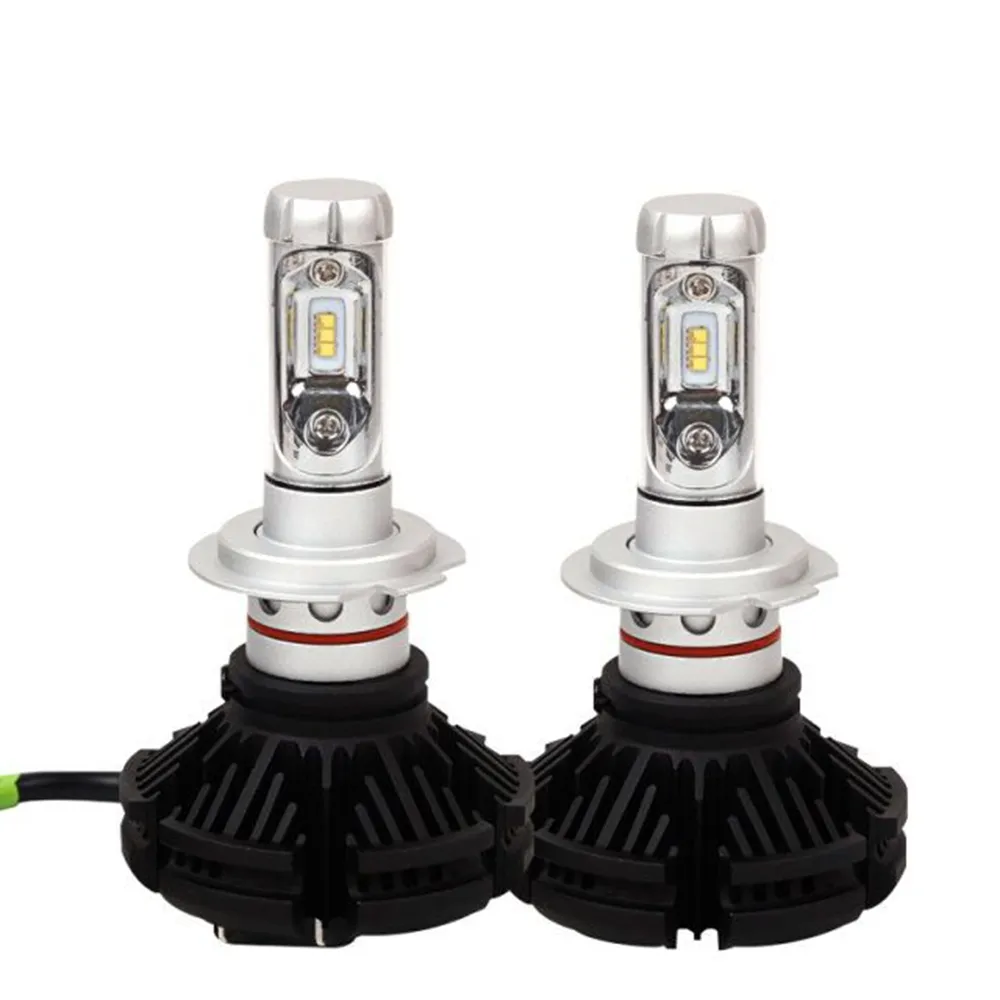 2 pièces H7 50W LED Kit de Conversion de phare de voiture ampoule lumière Super brillante 6000K IP67