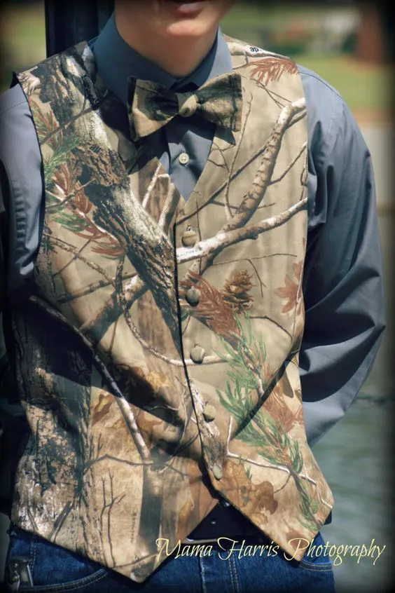 Mens camo dress vest hotsell