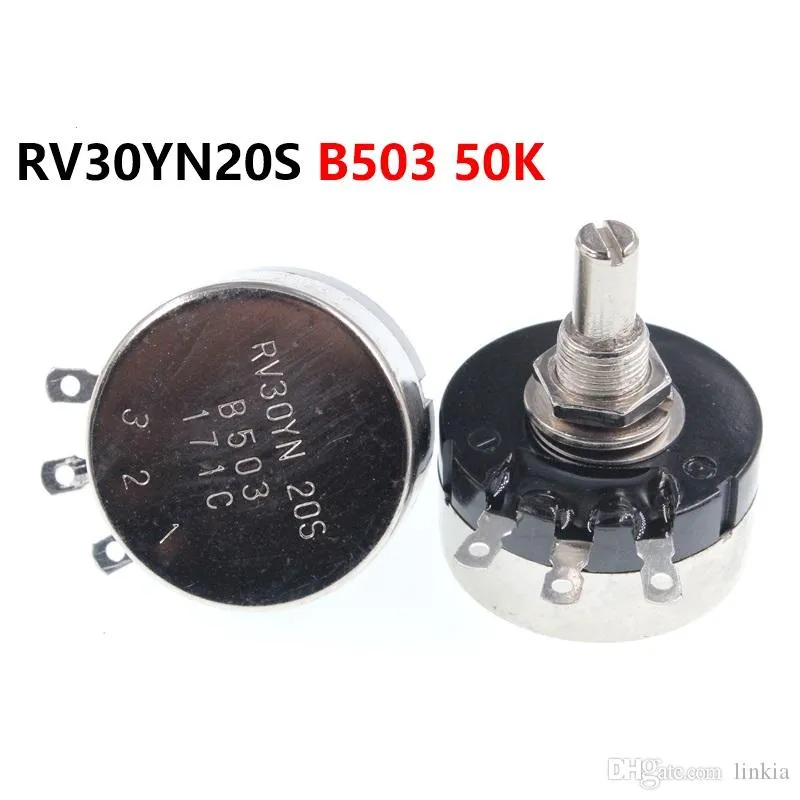 RV30YN20S B503 50K 3W Single turn carbon film potentiometer adjustable resistor