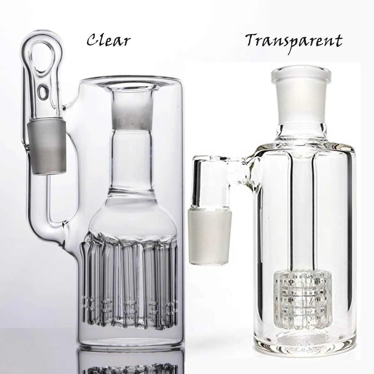 New Recycler Arm Tree Perc Ashcatcher 18mm joint for Hookahs Glass Water Bong Matrix Percolator Ash Catchers Oil Rigs Smoking Accessories