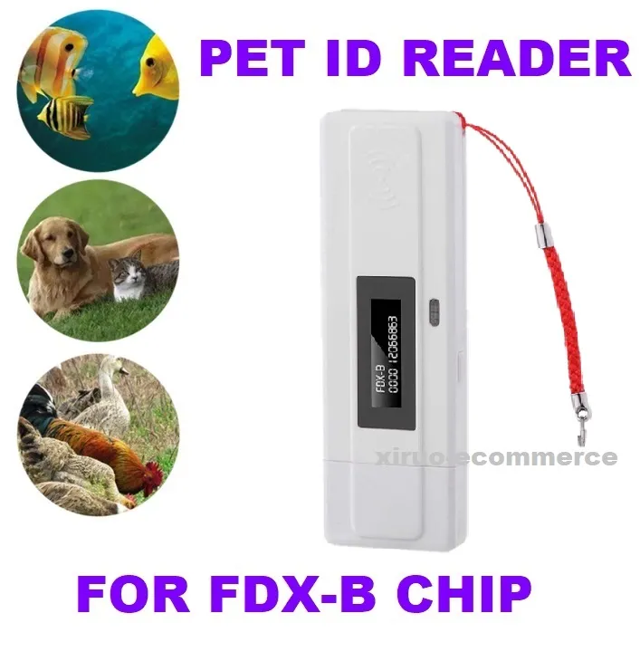 Mini lector de microchip de bolsillo USB, lector de identificación de Chip Animal, escáner de identificación de mascotas, compatible con ISO11784/5, tubo de etiqueta de Chip FDX-B