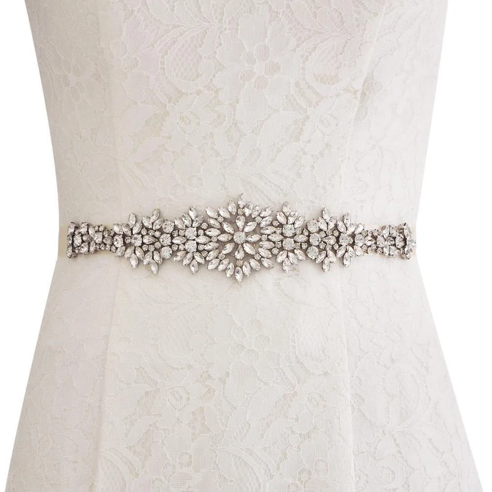 beaded belts for wedding dresses Hand-Sewn Beaded Bridal Belt For Wedding Dress Light Ivory