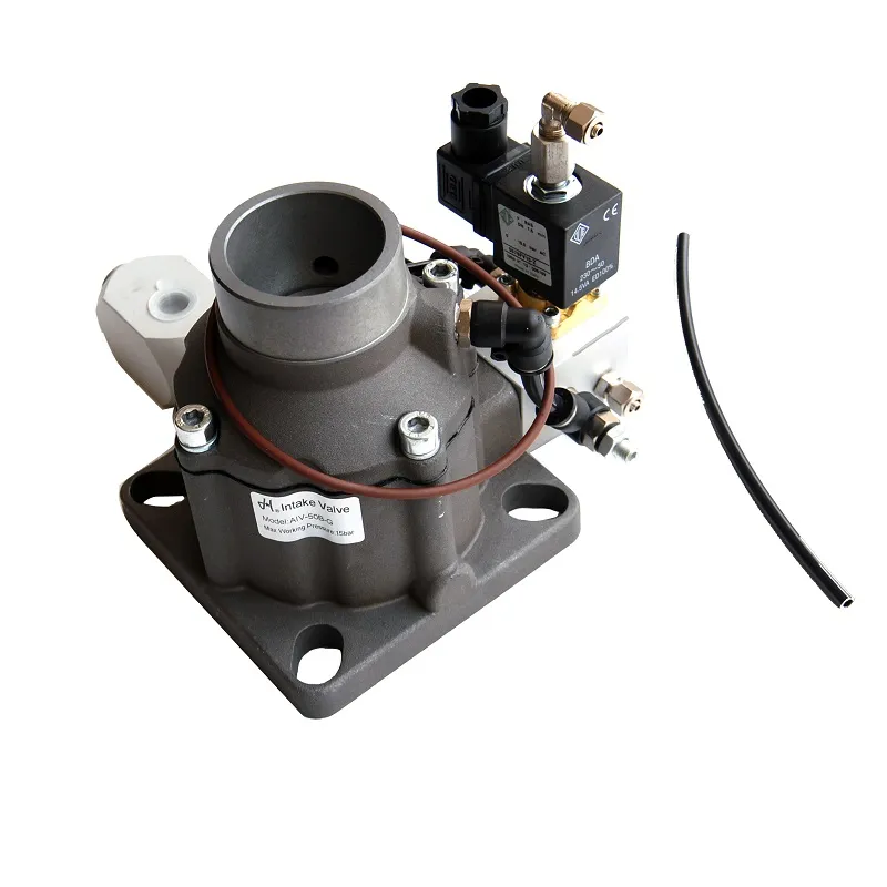 2pcs/lot genuine AIV-50B-G Red Star vertical inlet air valve assembly unloader valve
