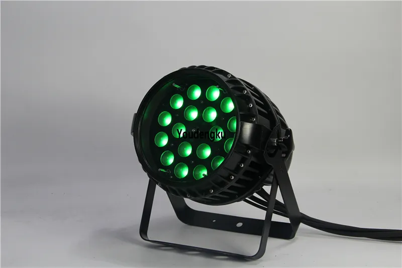 8 sztuk Zoom zewnętrzny LED Par 64 RGBWA UV Par MOŻE Lekki Wodoodporny 18x18W Zoom LED Light