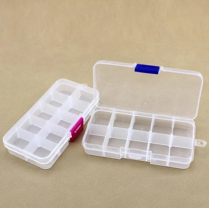 10 Compartment Small Organiser Storage Plastic Box Craft Nail Fuse Beads  Argos Square Storage Container Supplies LX1327 From Lindsay_sz, $0.6