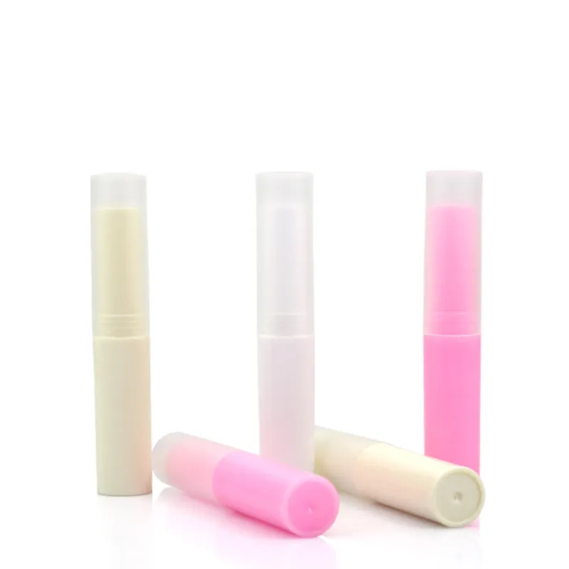 100 pcs/lot 4 ml DIY Mini Vide Rouge À Lèvres Bouteille Baume À Lèvres Tube Conteneur Avec Cap 4g Cosmétique Échantillon Containe