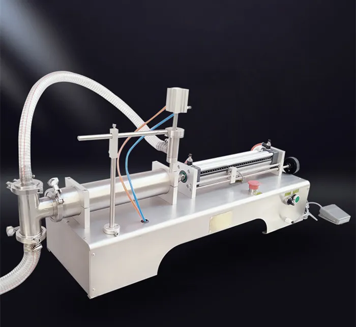 5-5000 ml optionale pneumatische quantitative Flüssigkeitsfüllmaschine Öl Saft Milch Wein Honig Getränkefüllmaschine