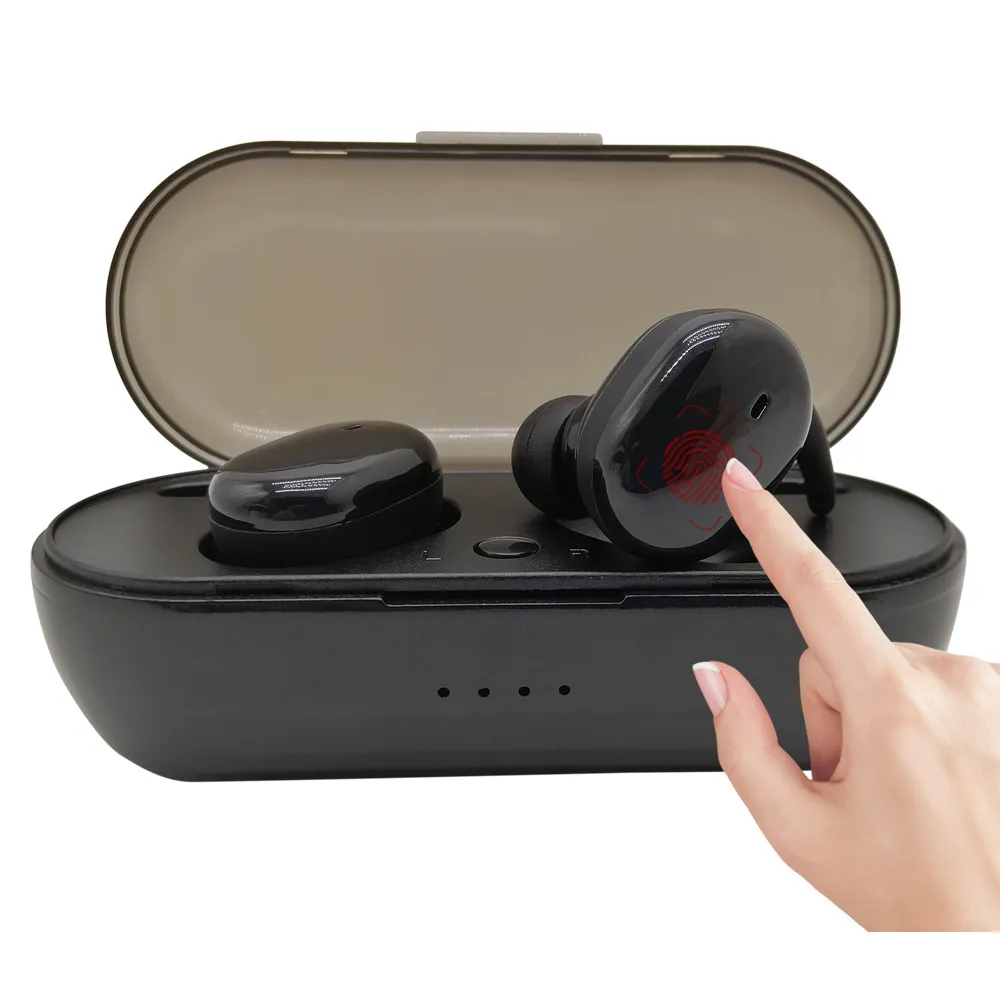 TWS Y30 TWS4 Bluetooth-Kopfhörer, Freisprecheinrichtung, kabellose Ohrhörer, In-Ear-Headset-Kopfhörer, Stereo, Bluetooth 5.0, Touch-Steuerung für Smartphones