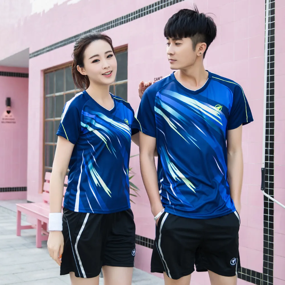 Nueva Camisa Deportiva Bádminton De Secado Rápido, Camisa De Tenis Para Hombre / Mujer, Camisetas De Tenis De Mesa De Bádminton, De Tenis A117 De 25,57 € | DHgate