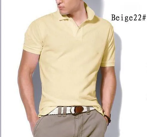 المبيعات الساخنة 2019 New Polo Shirt Men عالية الجودة التمساح شعار كبير الحجم S-6XL الأكمام القصيرة الصيف قمصان بولو القطن