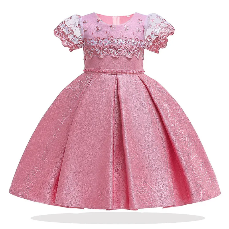 2019 rendas crianças tutu aniversário princesa party dress para meninas infantil flor crianças dama de honra elegante dress para roupas meninas
