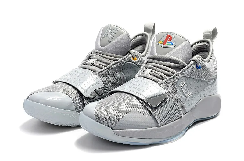 PG 2.5 Playstations Wolf Grey Shoes For Sales With Box New Paul George ...