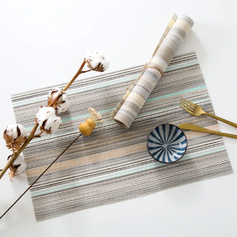 EcoHome PVC Placemats Heatproof & Water Resistant Table Mats Non Slip