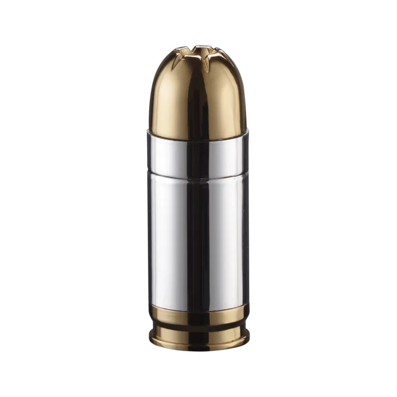 Mew Hot Bullet en forme de briquet rechargeable gaz Butane métal flamme Briquets Jet flamme bleu pour les hommes Cigarette Cigar