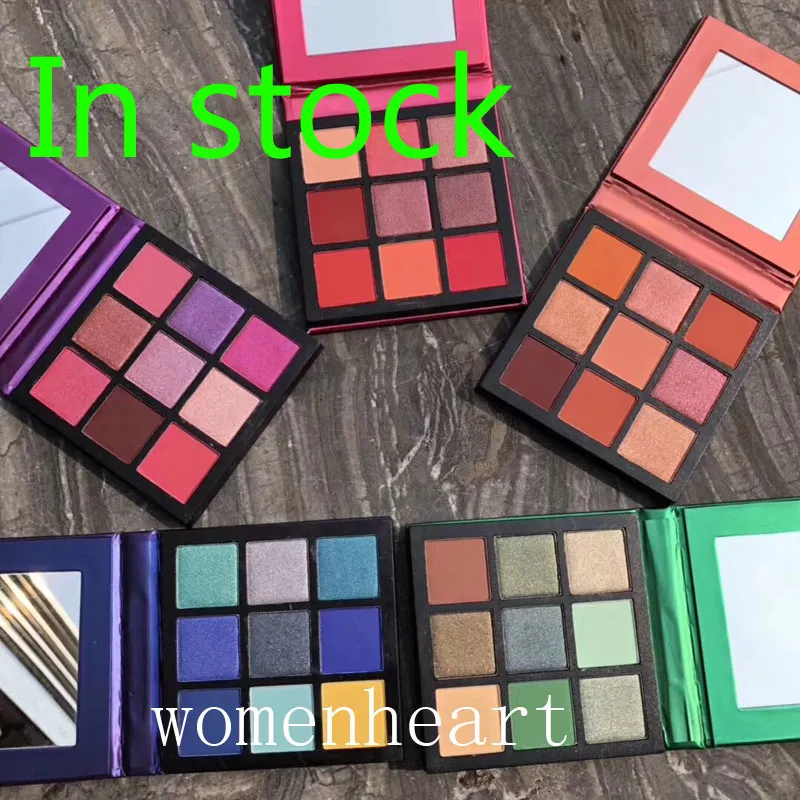 Auf Lager Neueste hochwertige 9-Farben-Bronzer Textmarker Lidschatten-Palette 3D-Kontur erscheint DHL-freier Versand