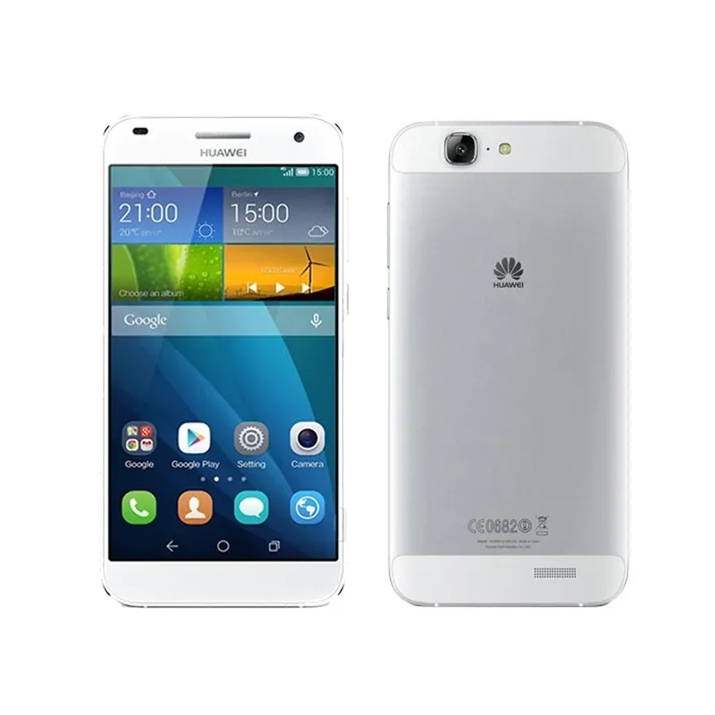 Huawei G7 4G LTE remis à neuf 5,5 pouces Android 4.4 Smartphone Quad Core 2 Go de RAM 16 Go ROM Téléphone portable double SIM