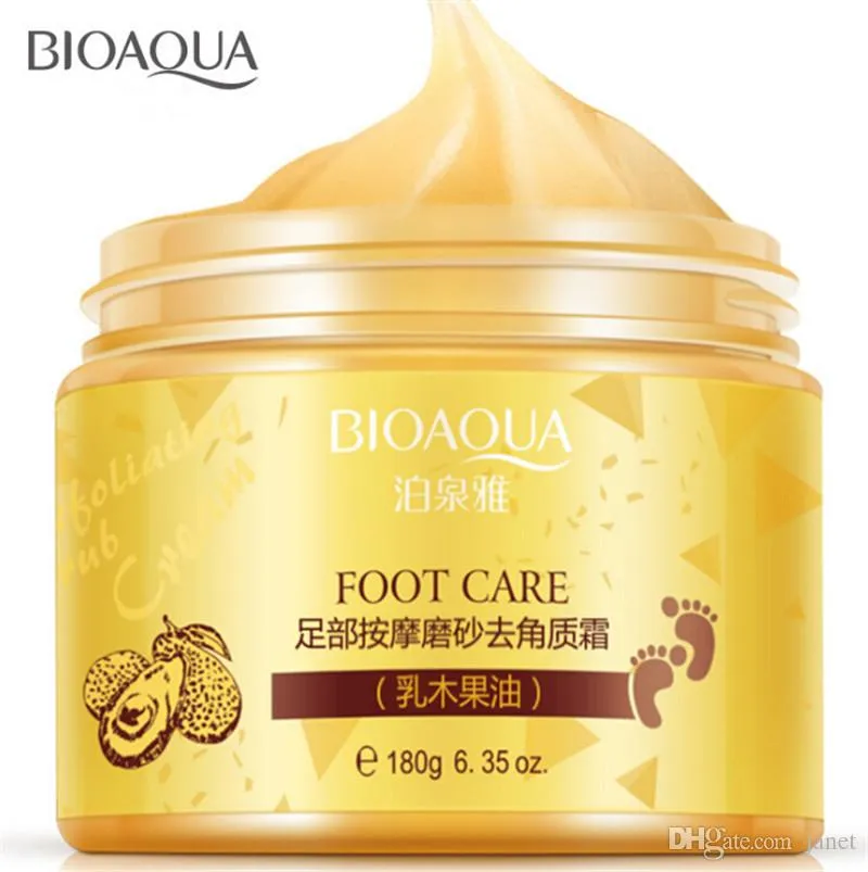 Bioqua 발 마스크 스파 마사지 스크럽 피트 크림 모이스춰 라이징 필링 미백 양말 부드러운 아름다움 핸드 풋 케어 엑스 폴리 에이 팅