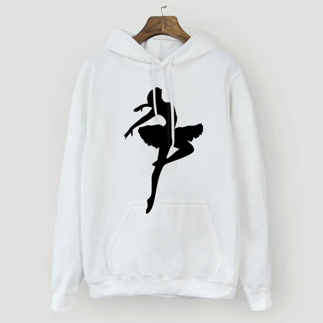 Mode Sweatshirt för kvinnor 2018 hoodie hösten vinterkläder dansar balett flicka harajuku kvinnors hoodies koreansk stil huvtröja