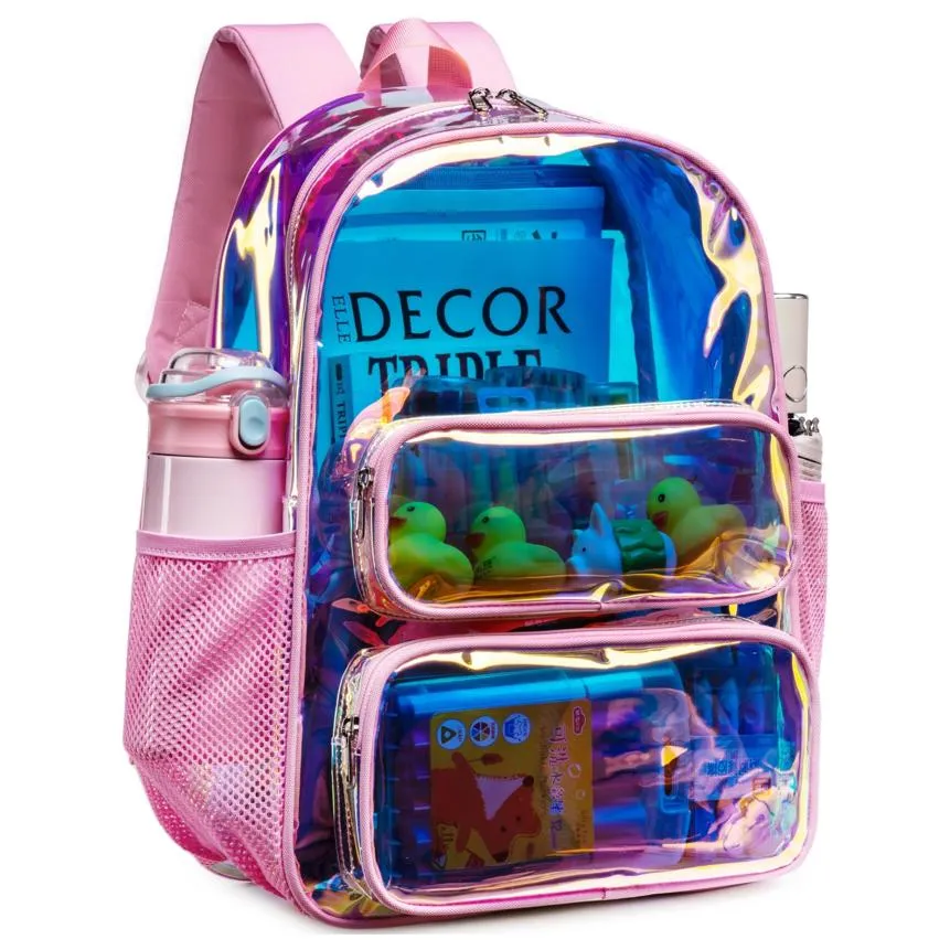 Purple See Through Backpack Walmart Bulk 24-pack 17