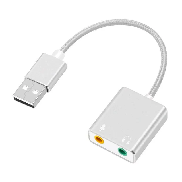 DHgate.com:Aluminum Alloy External Sound Card USB 2.0 7.1 Channel ...