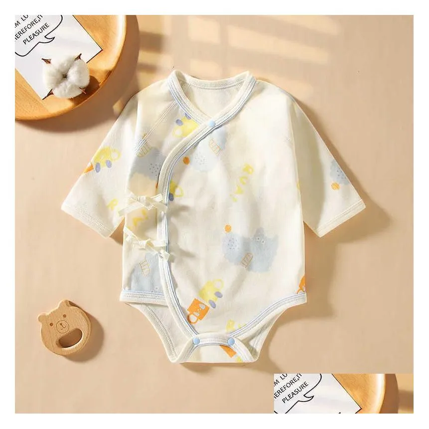 Harper Pure Cotton Newborn baby bag Fart Coat - Long Sleeve