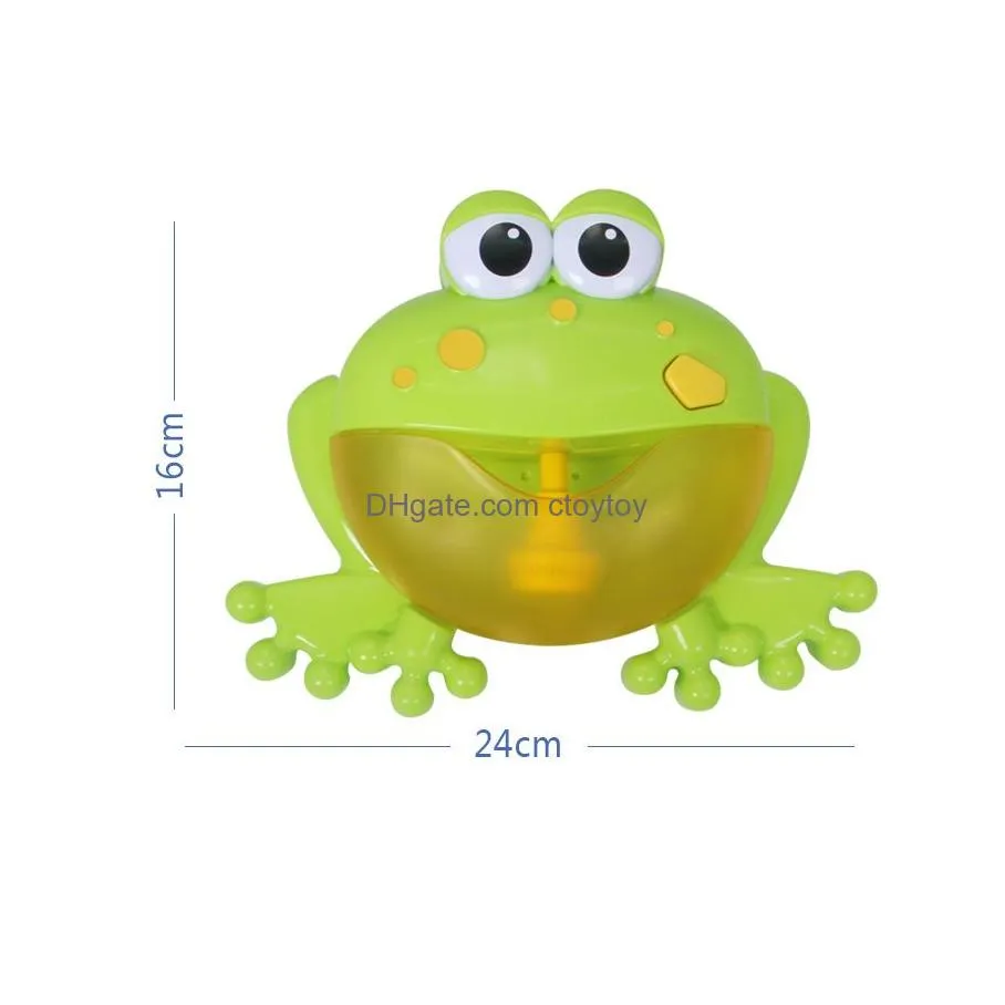 Electric Bubble Hine Bubble Frog Bath Toy For Kids Frog And Crab With Maternity Shower Drop Delivery From Ctoytoy 30.43 DHgate.Com