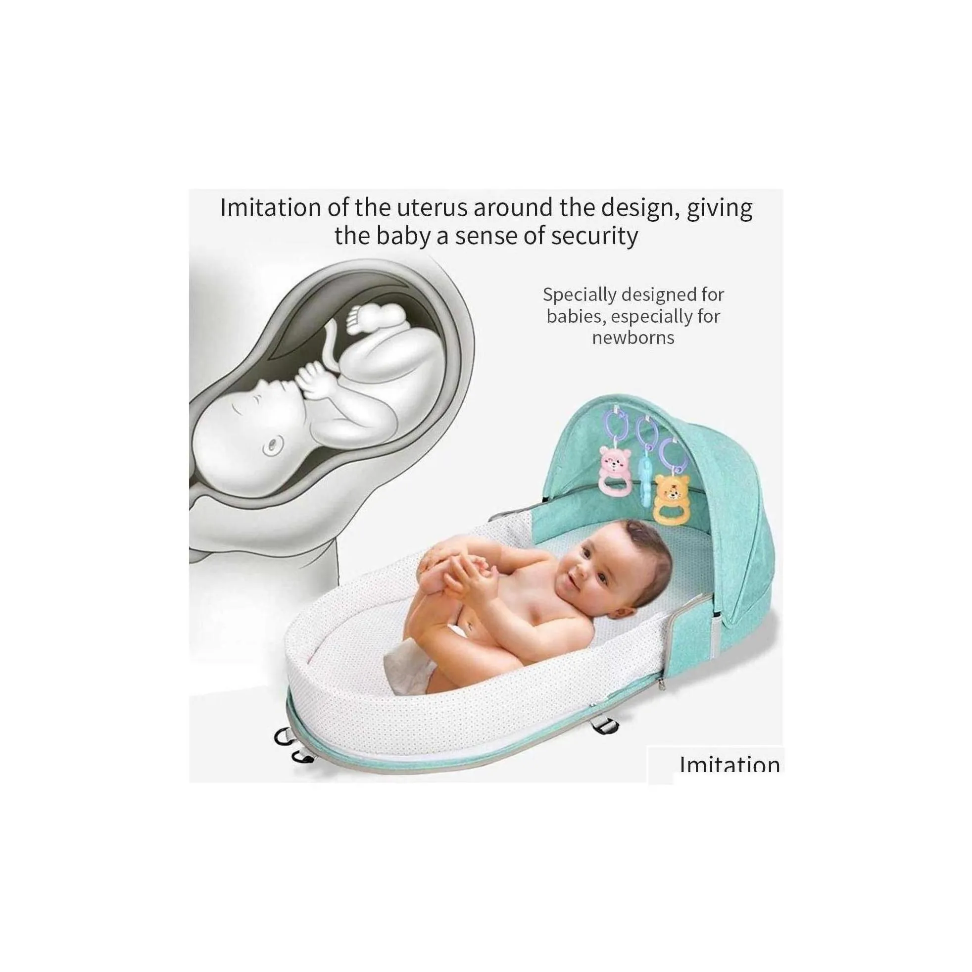 Foldable Crib Accessories Slee Bed With Mosquito Net And Infant Basket Perfect For Travel And Newborns Suitable For 0 24 Months Drop Delivery Available From Lfkids 24.34 DHgate.Com