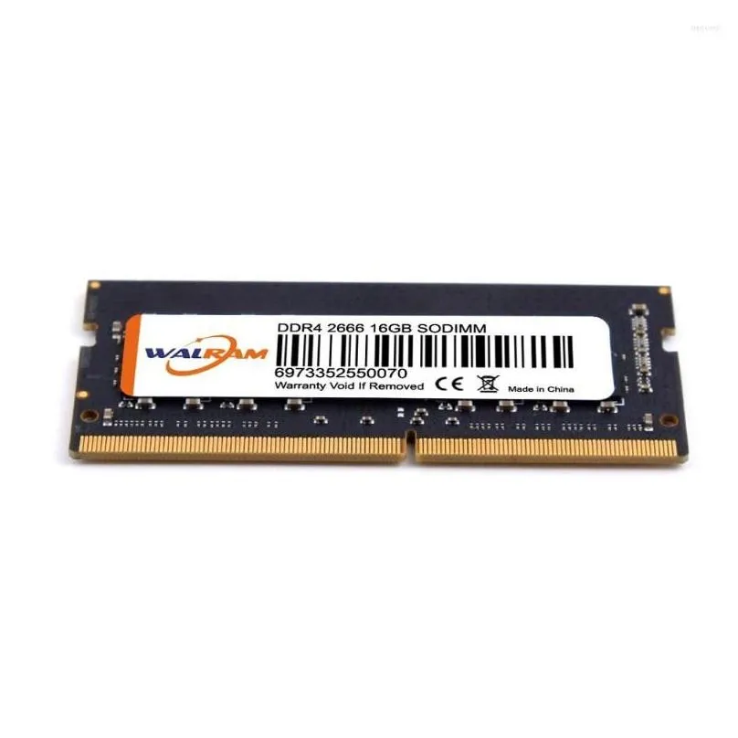 RAMs Walram DDR3L 1.35V DDR4 1.2V RAMS Memoria 4GB 8GB 16GB 32GB Laptop Ram 1333 1600 1866 2400 2133 2666 3200 Sodimm Notebook Memory