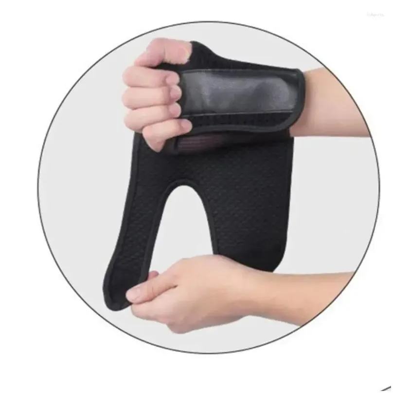 Wrist Support Fitness Horizontal Bar Glove Accessories Adjustable Anti Slip Palm Protector Bodybuilding Gym