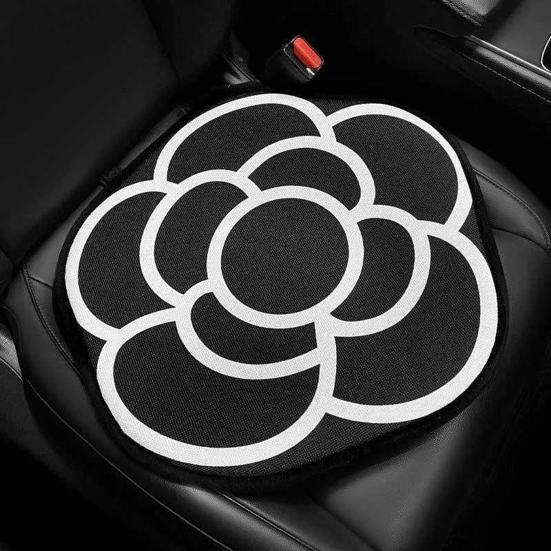 car interior temperament bow camellia headrest car decoration creative seat neck pillow lumbar support four seasons female
