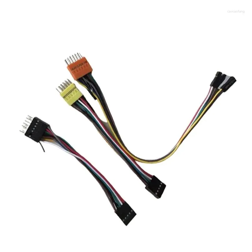 Computer Cables 6Pcs Suitable For  Chassis With Ordinary Motherboards Transfer Wiring Switch Cable USB Audio