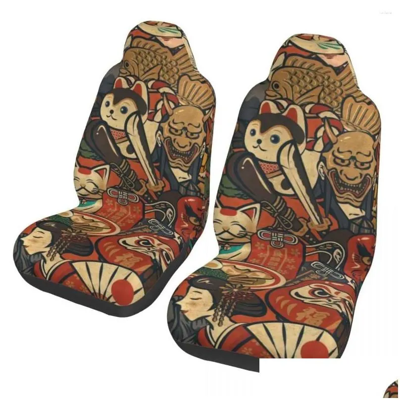 Car Seat Covers Japan Cover Custom Printing Universal Front Protector Accessories Cushion Set