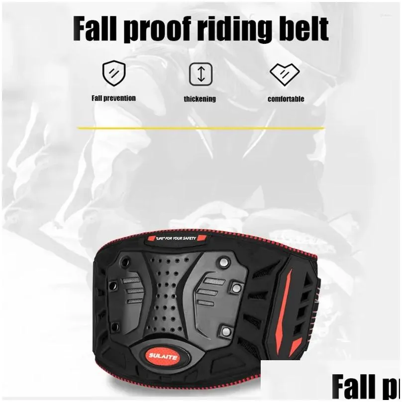 Motorcycle Apparel Waist Protector Brace Off-Road Riding Anti-Fall Kidney Support Belt