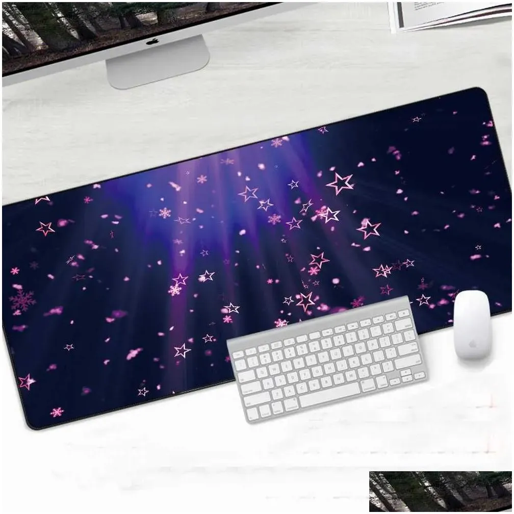 Rests Mouse Pads Wrist 900x400mm Space Galaxy Rubber Mat Gaming Keyboard Mousepad Game Mouse Pad for Office Computer Desk Gaming