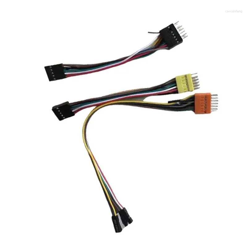 Computer Cables 6Pcs Suitable For  Chassis With Ordinary Motherboards Transfer Wiring Switch Cable USB Audio