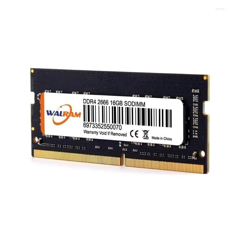 RAMs Walram DDR3L 1.35V DDR4 1.2V RAMS Memoria 4GB 8GB 16GB 32GB Laptop Ram 1333 1600 1866 2400 2133 2666 3200 Sodimm Notebook Memory