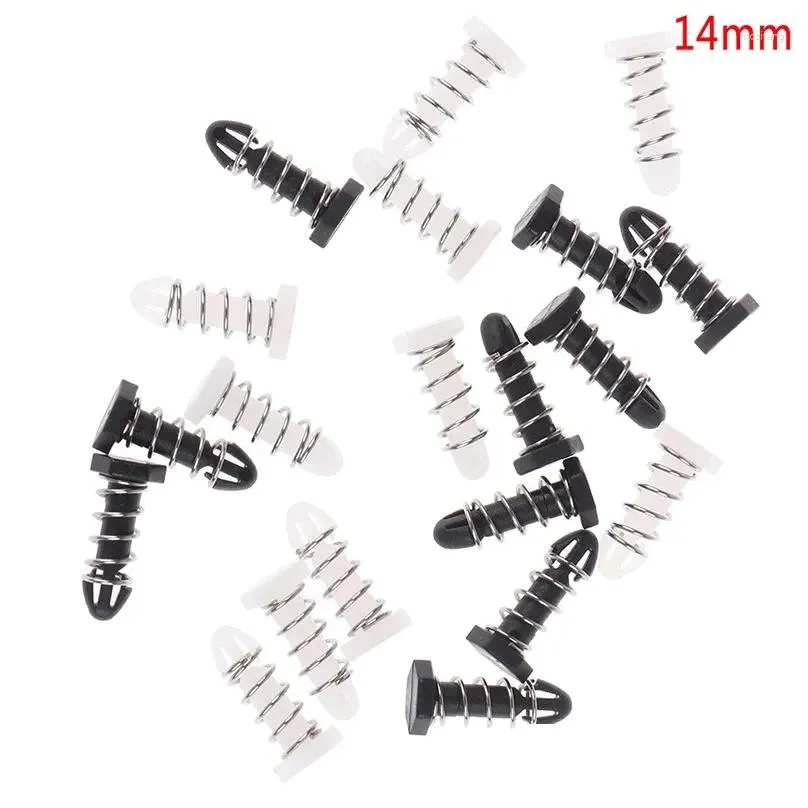 Computer Coolings 10pcs/lot 14mm Plastic Nail Southbridge Northbridge Cooling Fan Spring Clips Secure The Heat Sink Accessories