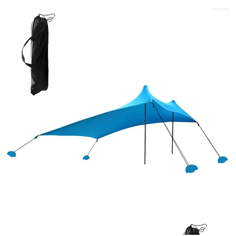 Tents And Shelters Portable Beach Canopy Tent Sun Shelter Shade For Outdoor Camping
