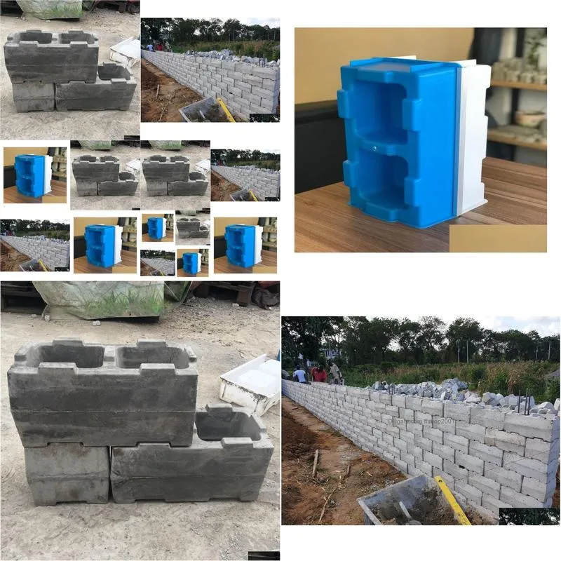 hollow interlocking brick mold for building house 400200200mm9317558